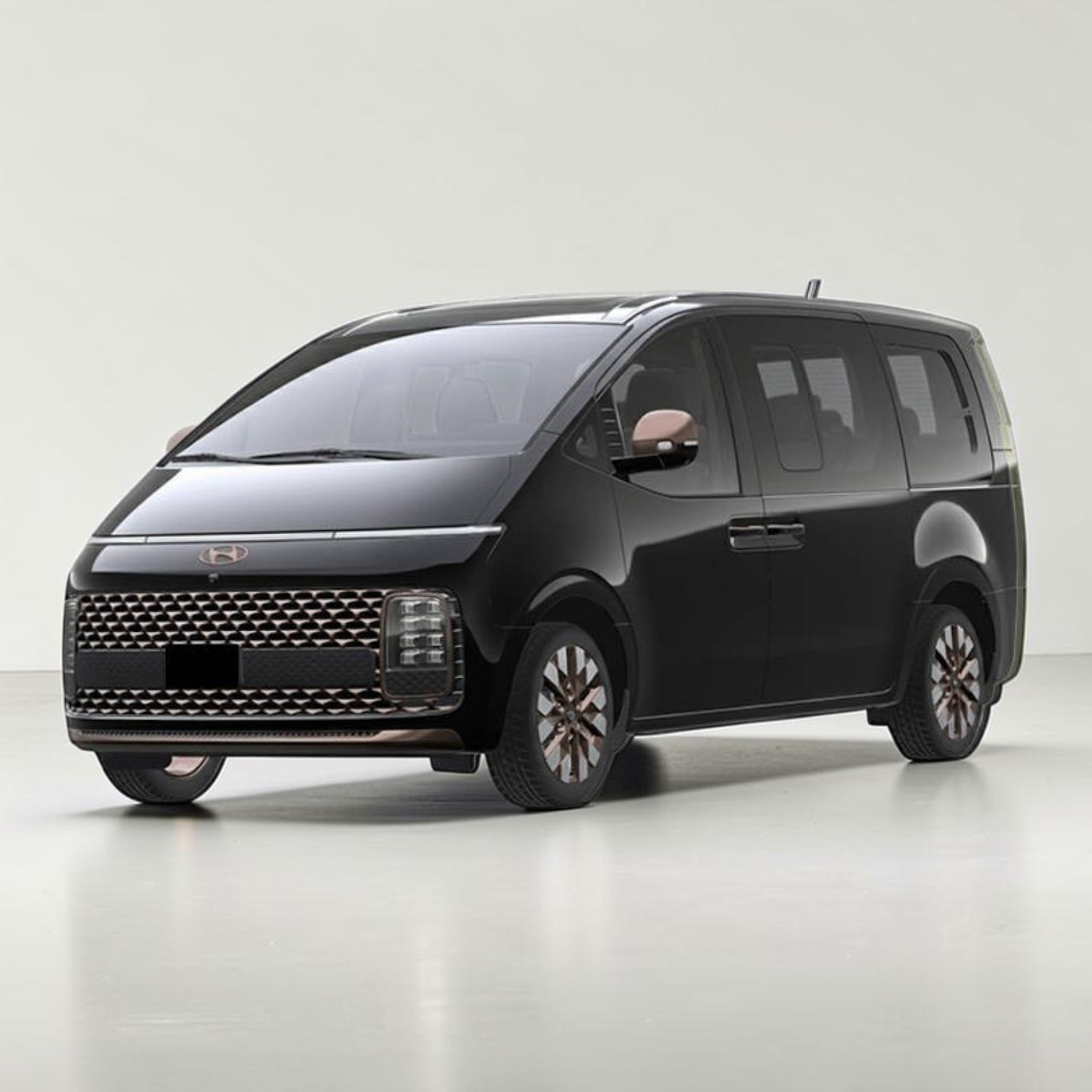 Hyundai Staria — black van
